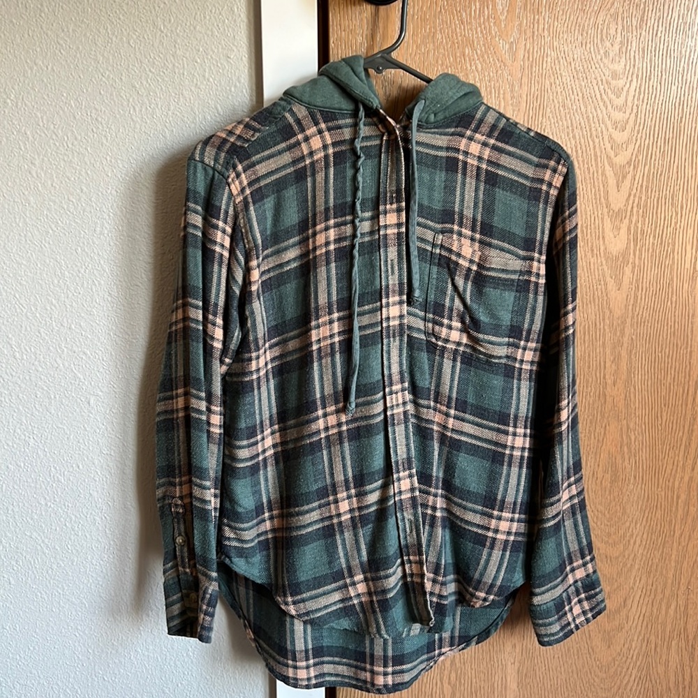 Hooded flannel